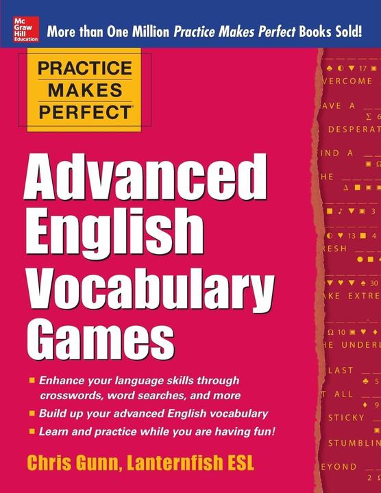 Nährwerte und Zutaten Practice Makes Perfect Advanced English Vocabulary Games (Englisch, Chris Gunn, 2014)