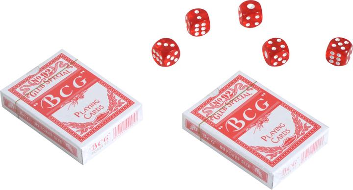 Image du produit Homcom Mallette de poker incluant un set de poker (Anglais, Allemand, Français, Italien)