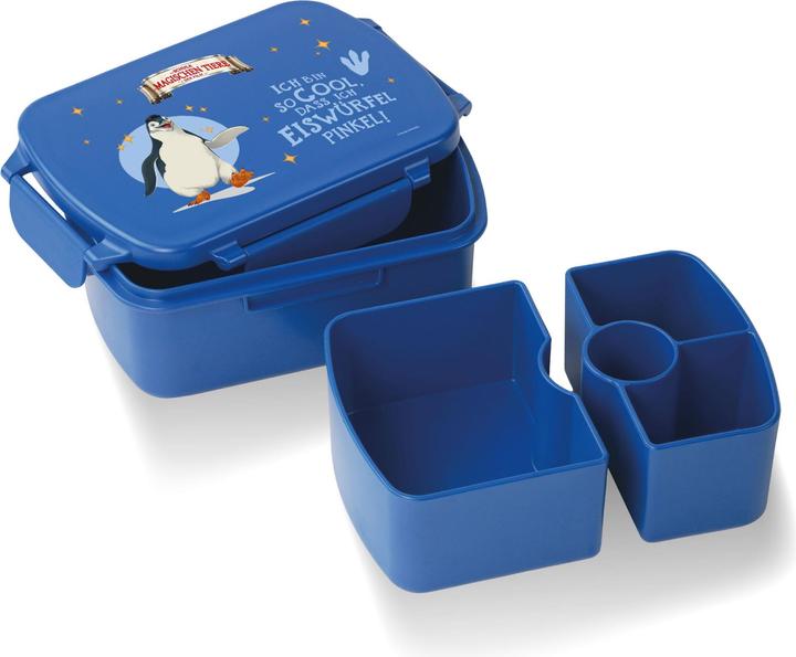 Produktbild Awave Die Schule der Magischen Tiere Brotdose Snackbox, aus rPET | blau, Juri