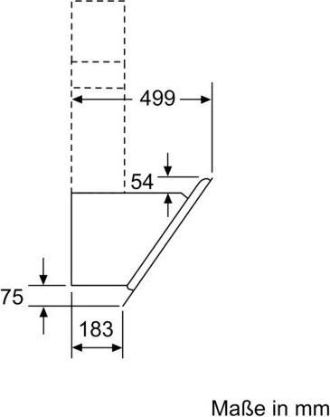 Produktbild Neff DIPP951N Wandmontiert ³/h A+ (Wandhaube)