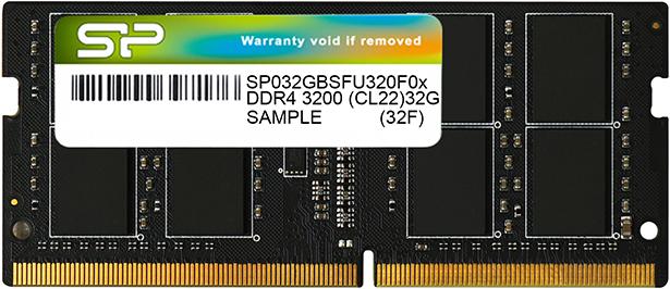 Silicon Power Mémoire d'ordinateur portable (1 x 32GB, 3200 MHz, RAM DDR4, SO-DIMM)