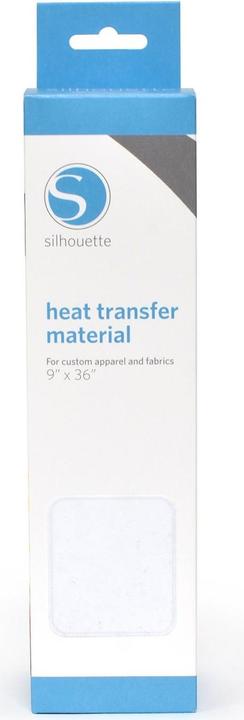 Actual product image Silhouette iron-on film flocked