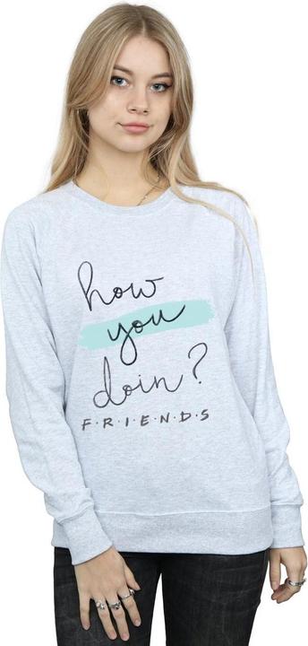 Actual product image Friends Womens/Ladies How You Doin? Handwriting Sweatshirt (M)