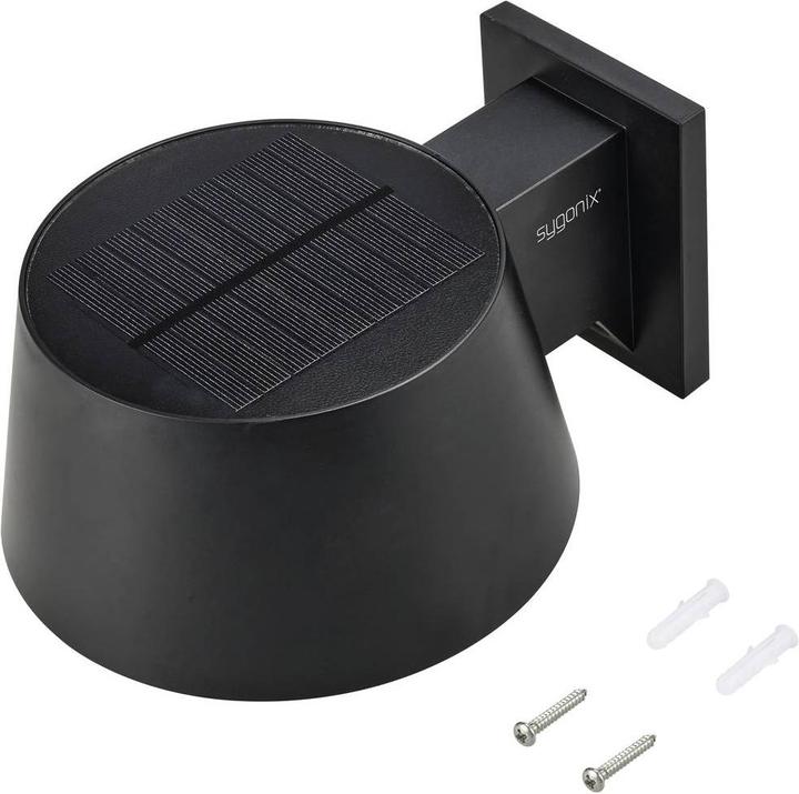 Immagine prodotto Sygonix SY-5801972 Faretto solare a parete con rilevatore di movimento 10 W bianco neutro On (1000 lm, IP54)