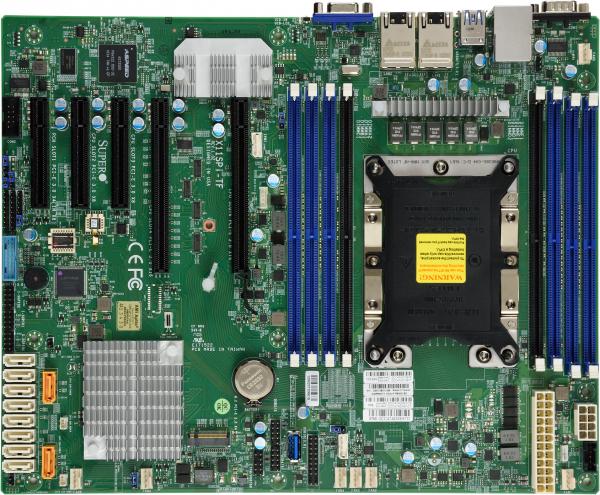 Produktbild Supermicro Server MB MBD-X11SPI-TF-B LGA 3647/ATX/2x10Gb bulk (LGA 3647, Intel C622, ATX)