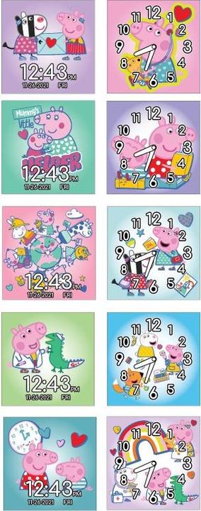 Actual product image Accutime Kids Smart Watch Peppa Pig (pink): selfie camera, photo & video, stopwatch, 6 games, 3... (40 mm)