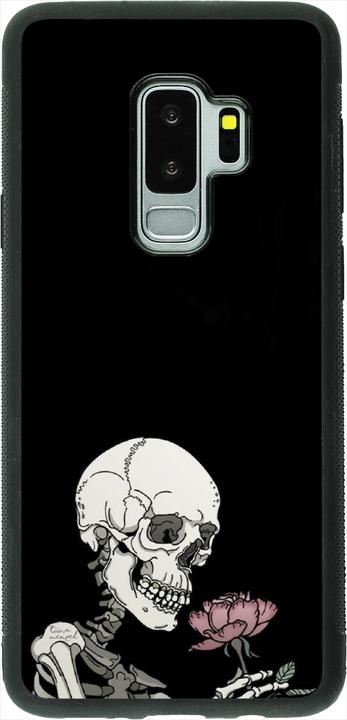 Image du produit PhoneLook Coque Silicone rigide noir Halloween 2023 rose and skeleton (Samsung Galaxy S9+)