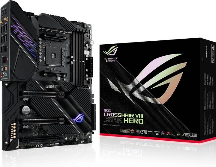 Produktbild ASUS Rog Crosshair Viii Dark Hero (AM4, AMD X570, ATX)