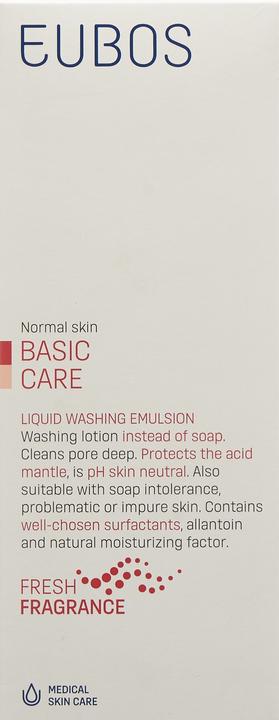 Actual product image Eubos Seife liquid parfümiert rosa (Soap lotion, 200 ml)