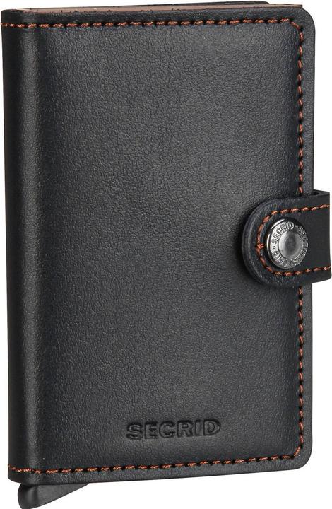 Secrid Original Miniwallet -lompakko, musta/ ruskea