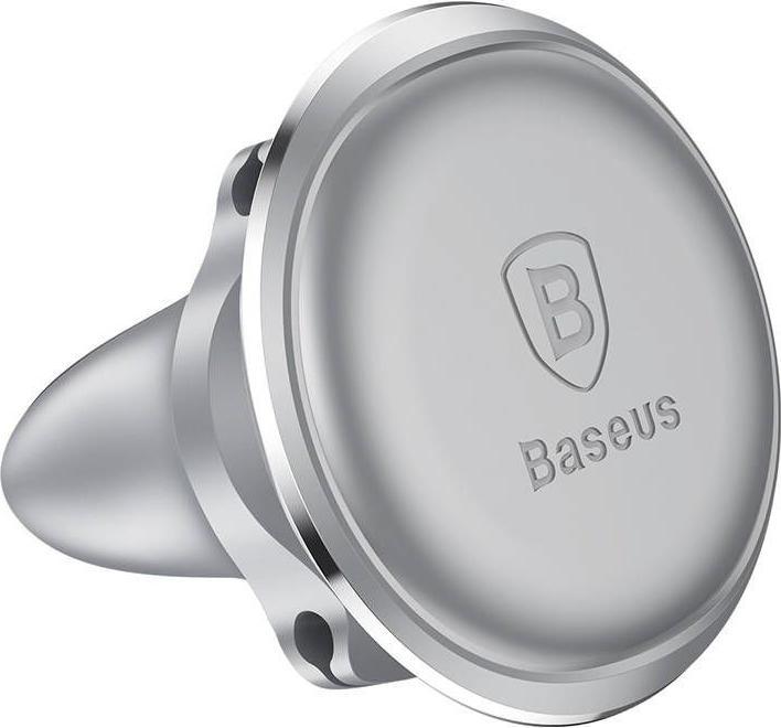 Produktbild Baseus Magnetic Air Vent Car Mount Holder with cable clip (silver)