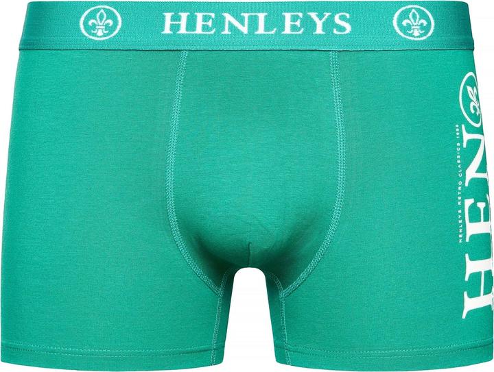 Actual product image Henleys Mens Kelmack Marl Boxer Shorts (Pack of 5) (L, 5-pack)