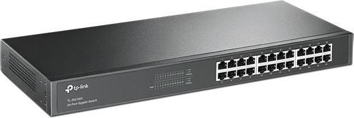 Actual product image TP-Link TL-SG1024 Network Switch Unmanaged L2 Gigabit Ethernet 101001000 Black (24 Ports)