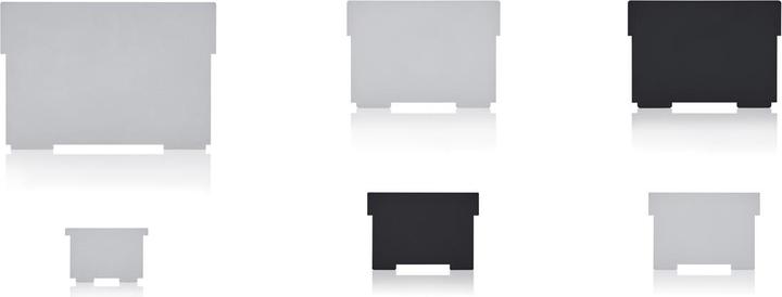 Actual product image Styro Oeko swivel plates for card index box without lid (A5)
