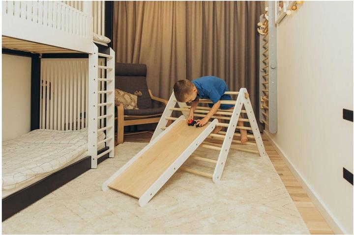 Actual product image Duck Woodworks Climbing triangle with slide