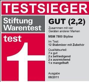 Actual product image Bosch Hausgeräte MSM 7800 Styline Set