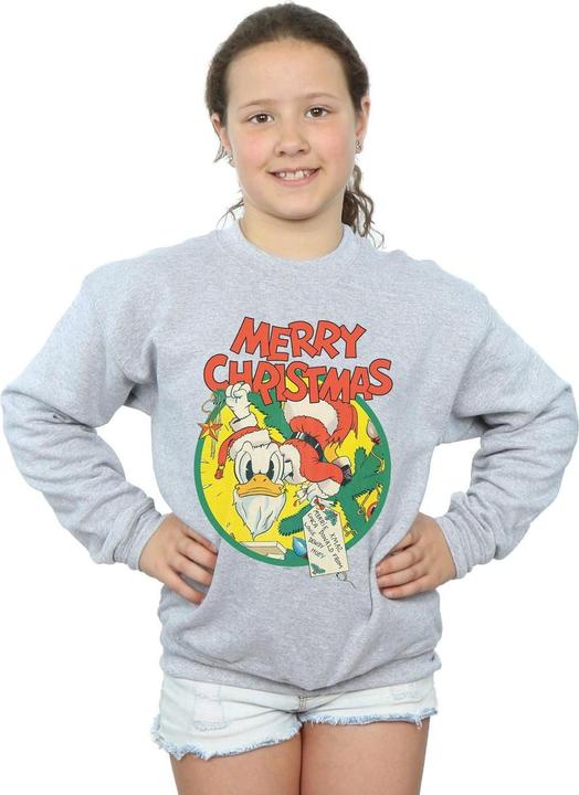 Image du produit Disney - Sweat DONALD DUCK MERRY CHRISTMAS - Fille (128)