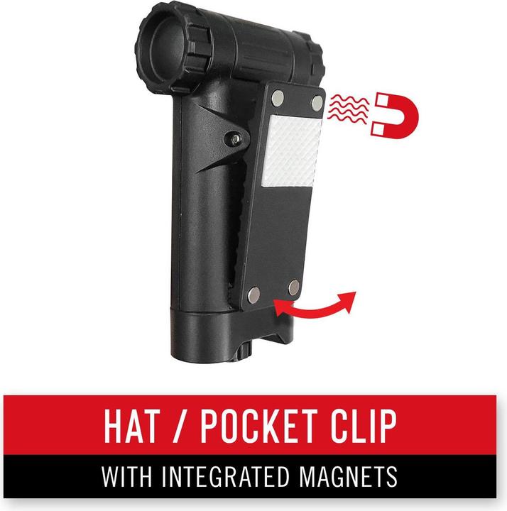 Produktbild Coast HX4 Clip-On-Licht + rotes Licht in Blisterverpackung (80 lm)