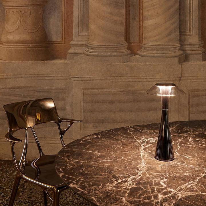 Actual product image Kartell Space Outdoor Led Battery Table Light
