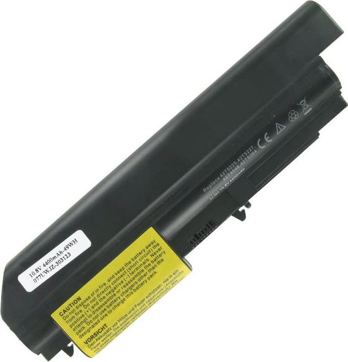 Actual product image Lenovo ThinkPad T61 14.1 battery (6 Cells, 4400 mAh)