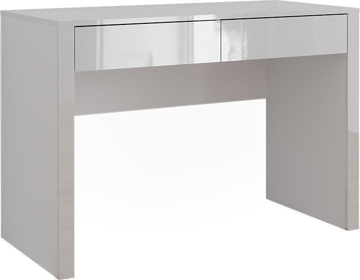 Produktbild Vichy Schreibtisch Annabelle, Weiss Hochglanz/Weiss, 110 x 50 cm mit 2 Schubladen