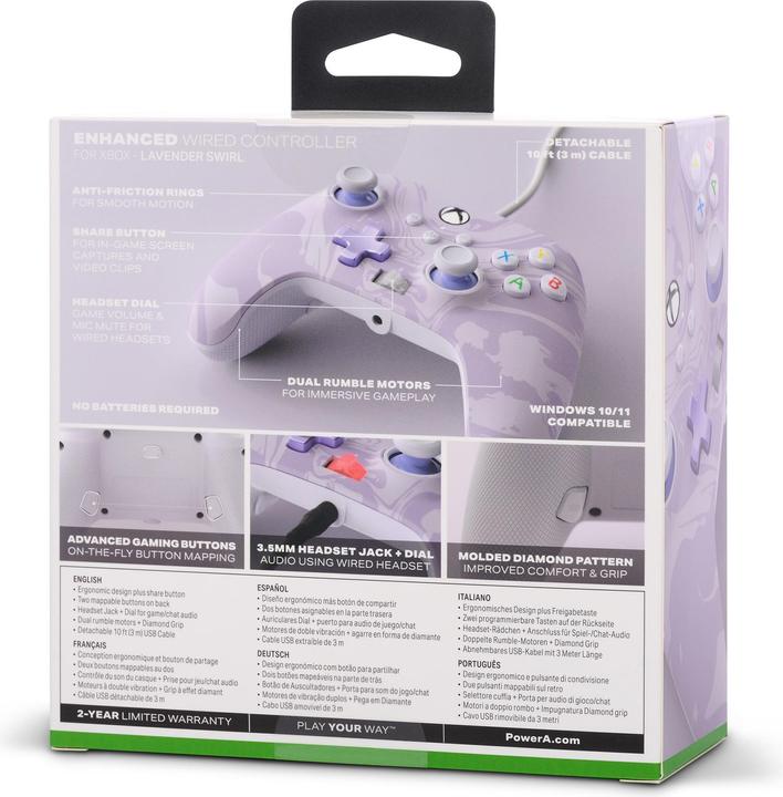 Image du produit PowerA Contrôleur filaire amélioré (Xbox Series X, Xbox Series S)