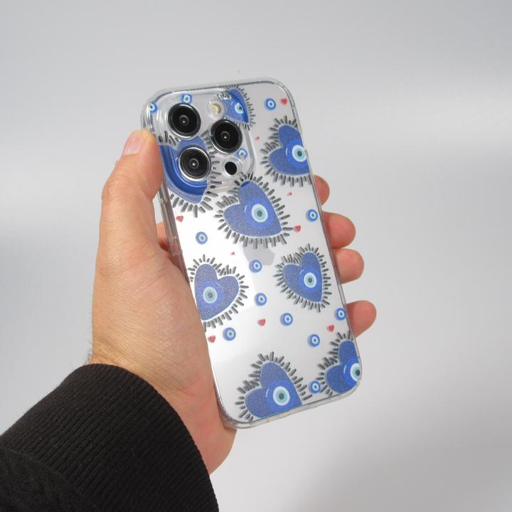 Produktbild PhoneLook Hülle Gummi Silikon transparent artistische Muster Nr. 3 (Apple iPhone 13 Pro Max)