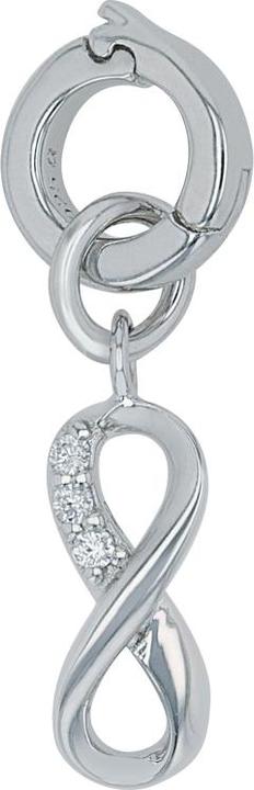 Produktbild Amor Charms für Damen, 925 Sterling Silber, Zirkonia synth. | Infinity (Silber 925)