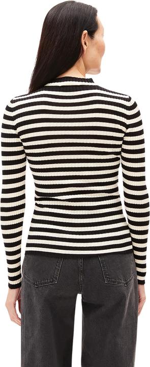 Produktbild Armedangels Alaania Pullover Stand-Up Collar Black/Oatmilk (XS)