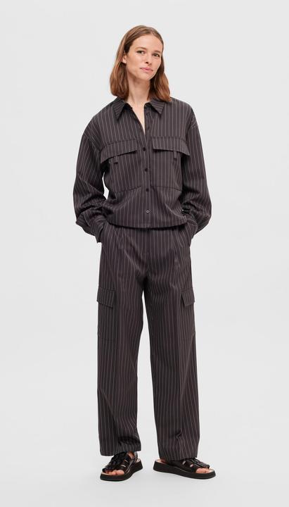 Image du produit Selected Femme Pantalon cargo à rayures (36)