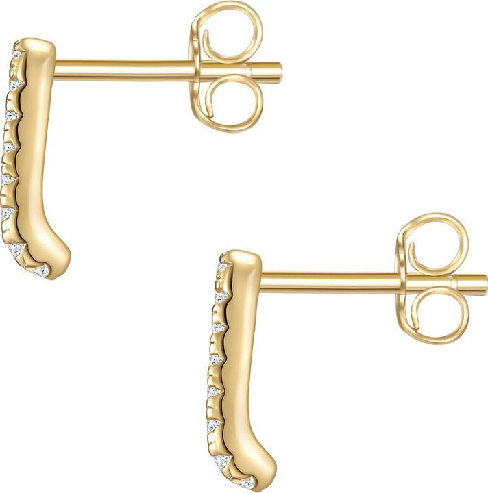 Produktbild Glanzstücke München Damen Sterling Silber Zirkonia gelbgold - 28427 (Sterling Silber)