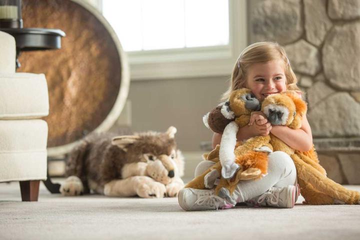 Image du produit Wild Republic Peluche singe langur suspendu avec bébé 50 cm
