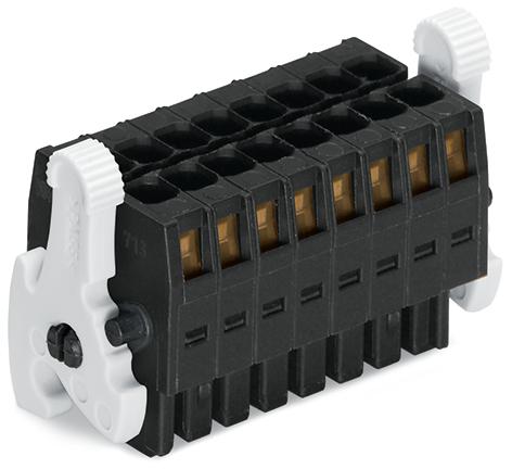 Wago Connecteur à ressort à 1 conducteur, 2 rangées