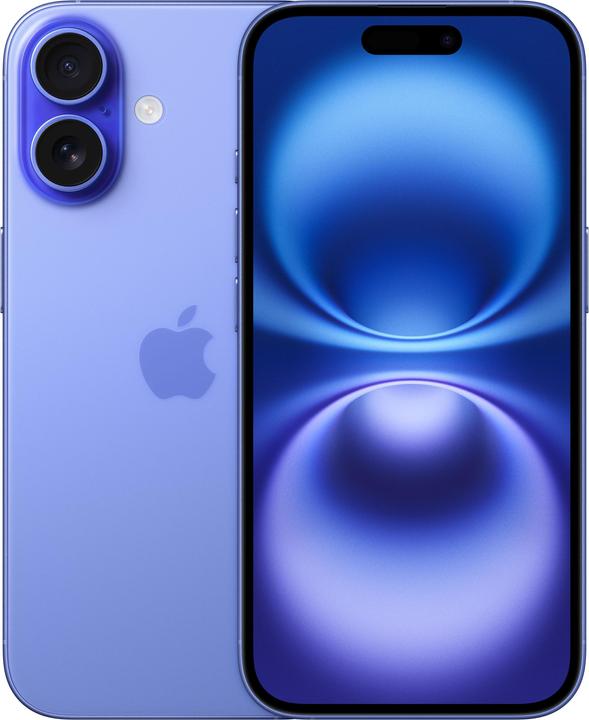 Apple iPhone 16 (128 GB, Ultramarine, 6.10", SIM + eSIM, 48 Mpx, 5G)