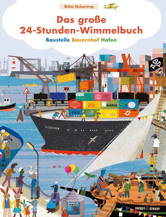 Image du produit Das grosse 24-Stunden-Wimmelbuch (Allemand, Britta Teckentrup, 2023)