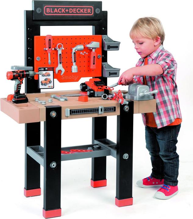 Actual product image Smoby Black + Decker Workbench Center