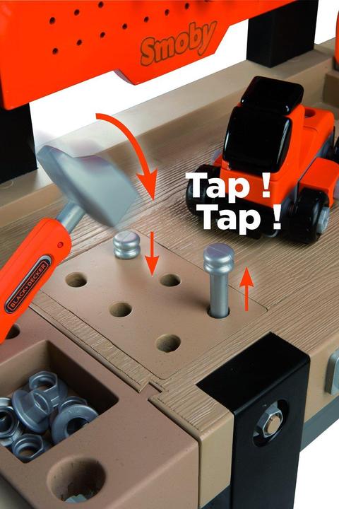 Actual product image Smoby Black + Decker Workbench Center