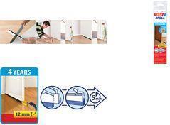 Actual product image tesa tesamoll STANDARD door sealing strip, self-adhesive door seal for smooth floors