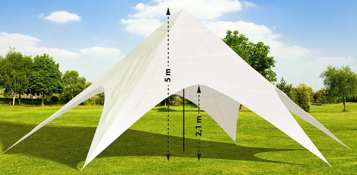 Produktbild CLP Sternzelt 12m (1200 cm, 1200 cm)