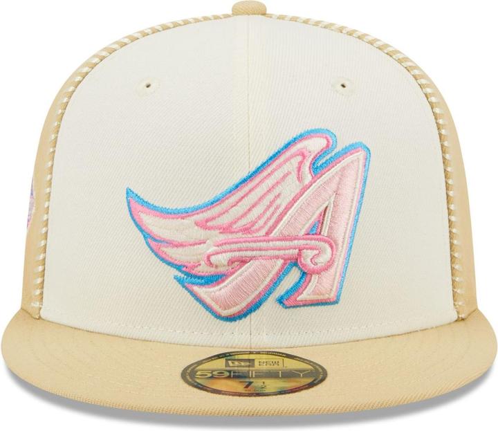 Actual product image New Era 59Fifty Fitted Cap - SEAM STITCH Los Angeles Angels (7 5/8)