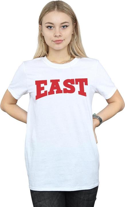 Actual product image Disney Womens/Ladies High School Musical The Musical East High Cotton Boyfriend T-Shirt (XXL)