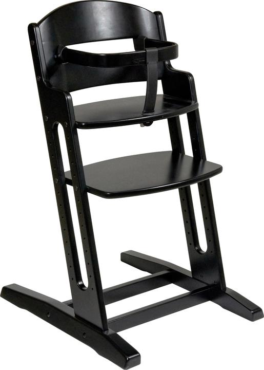 Actual product image Baby Dan DanChair Traditional High Chair Hard Seat Black (Highchair)