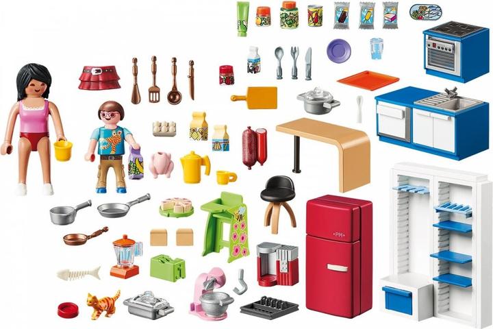 Image du produit Playmobil Cuisine familiale (70206, Maison de poupée Playmobil)