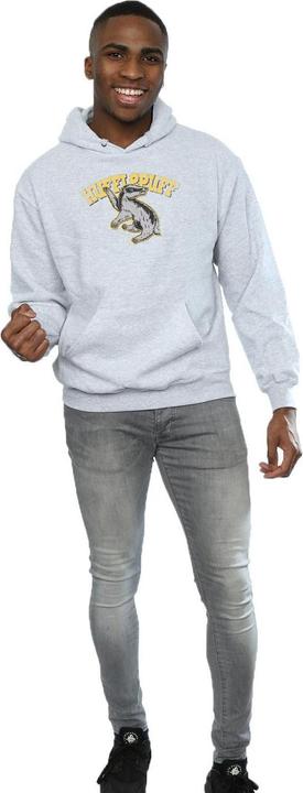Actual product image Mens Hufflepuff Sport Emblem Hoodie (L)