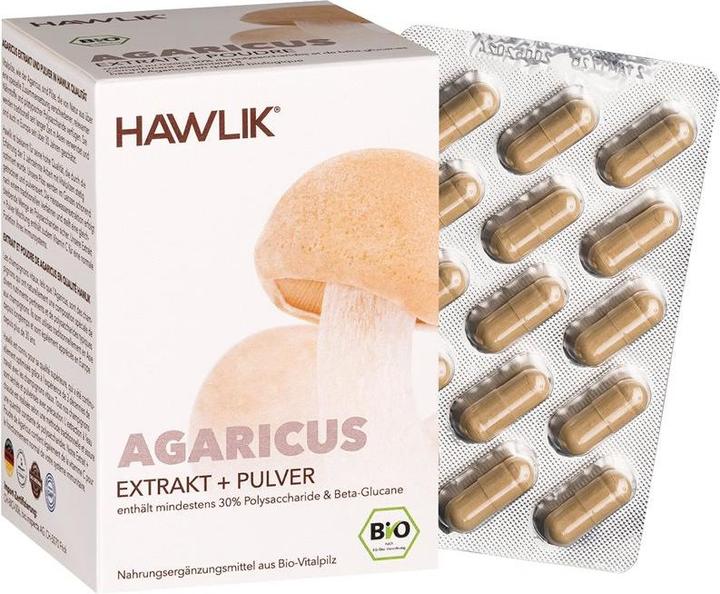 Produktbild Hawlik Agaricus Extrakt+ (120 Stück, Kapseln, 110 g)