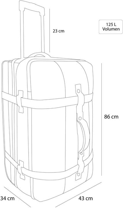 Produktbild Normani Reisetasche Aurori 125 (125 l, Handgepäck (bis 50l))