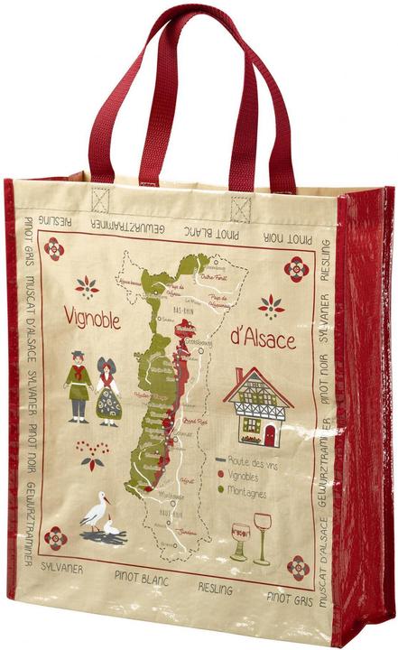 Actual product image Winkler tote bag wine routes