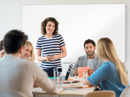 Actual product image Nobo Magnetic whiteboard Impression Pro 120 cm x 120 cm (200 x 100 cm)