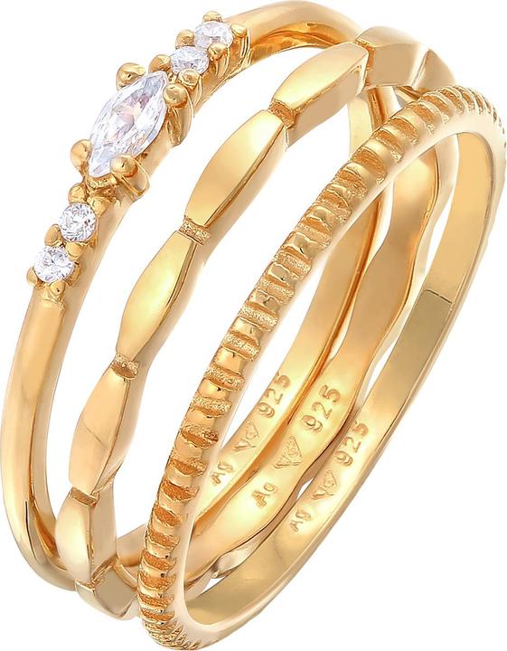 Produktbild Elli Kristall Ring, Ring Set (52, 925 Silber)