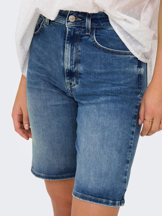 Produktbild Only Normal geschnitten Hohe Taille 5-Pocket-Shorts Jeans-Shorts (XL)